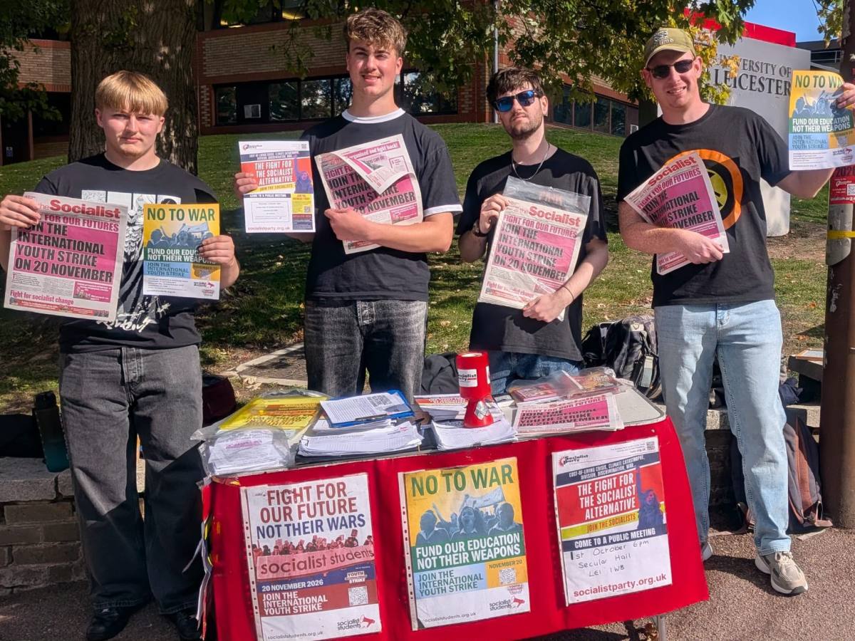 Socialist students freshers campaigning: walk outs, filled rooms and&nbsp;campaigns