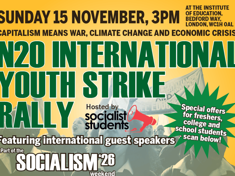 Build the N20 international youth&nbsp;walkout