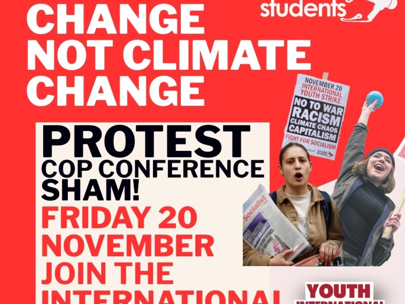 PROTEST THE COP&nbsp;CONFERENCE